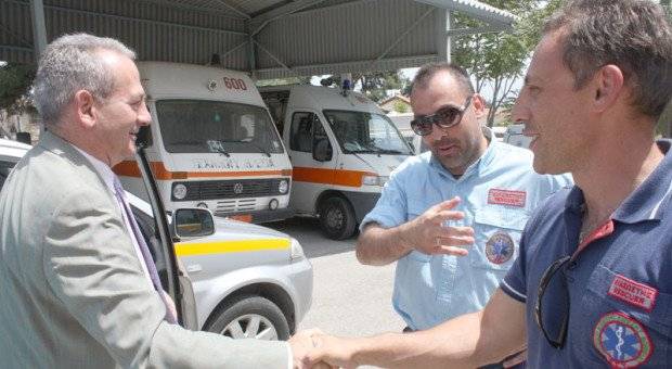 Ο Πρόεδρος του ΕΚΑΒ στην Καβάλα