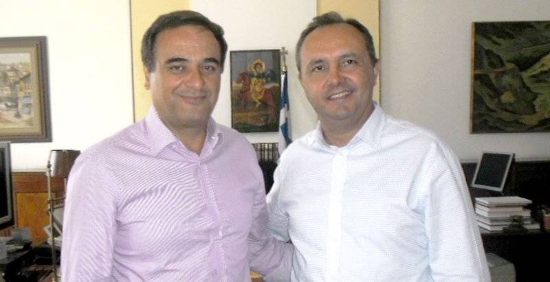  Συνάντηση του Βασίλειου Ξουλόγη με τον υπουργό Μακεδονίας – Θράκης, Θεόδωρο Καράογλου