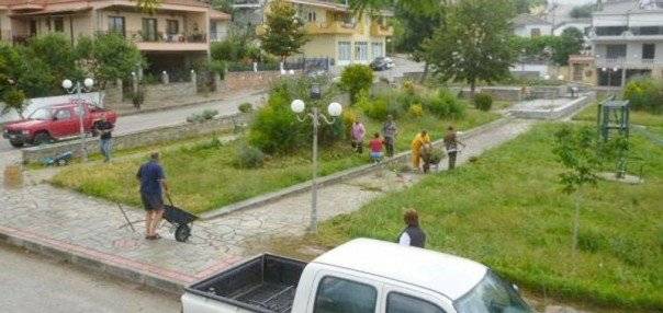  Πρωτοβουλία της Ενορίας για τον καθαρισμό του πάρκου του Ακροβουνίου