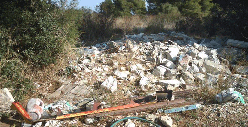  Απόβλητα Εκσκαφών- Κατασκευών- Κατεδαφίσεων στον Δήμο Παγγαίου