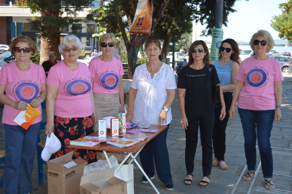  Ο Σύλλογος εθελοντών κατά του καρκίνου στην πλατεία