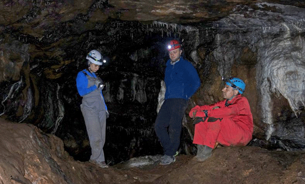  Η σπηλαιολογική ομάδα στο Παγγαίο