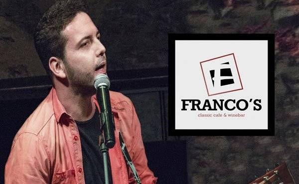  Γιώργος Γελαράκης Live   Παρασκευή 10 Νοεμβρίου  Franco ‘s – Ώρα έναρξης: 21.30
