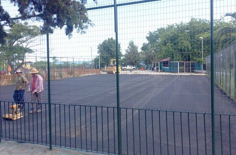  Ολοκληρώθηκε η ασφαλτόστρωση στο γήπεδο μπάσκετ στο πάρκο του Παληού (Φωτογραφίες)