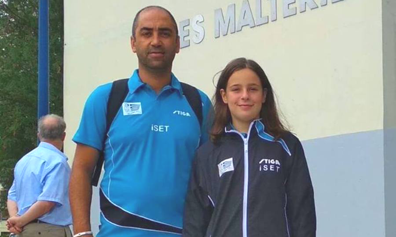  Έφτασε μέχρι τη 16άδα η Γκαϊντατζή στο “Euro Mini Table Tennis Championships”