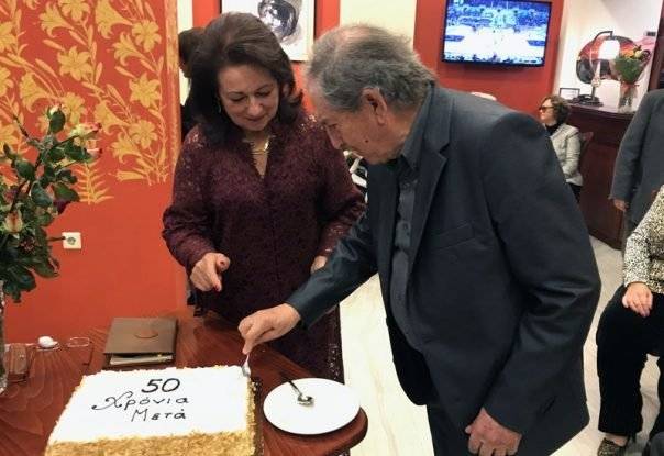  Λέλα Γράσου: Έκθεση ζωγραφικής κι επέτειος πενήντα ετών γάμου! (Φωτογραφίες)