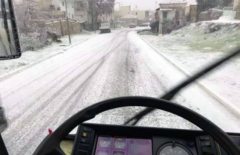  Χιονισμένος ο Δήμος Παγγαίου σε Νικήσιανη και Ακροπόταμο – Χιόνια και στην Θάσο (φωτογραφίες)