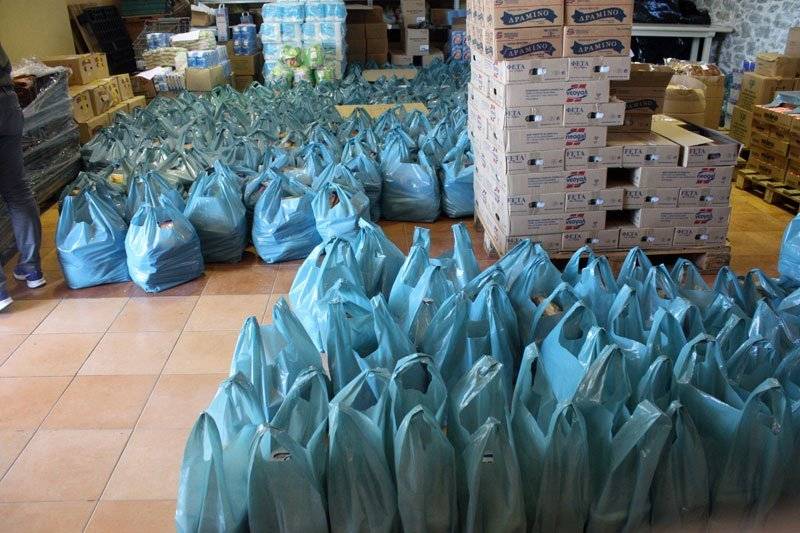  Δήμος Καβάλας : Διανομή τροφίμων στους δικαιούχους