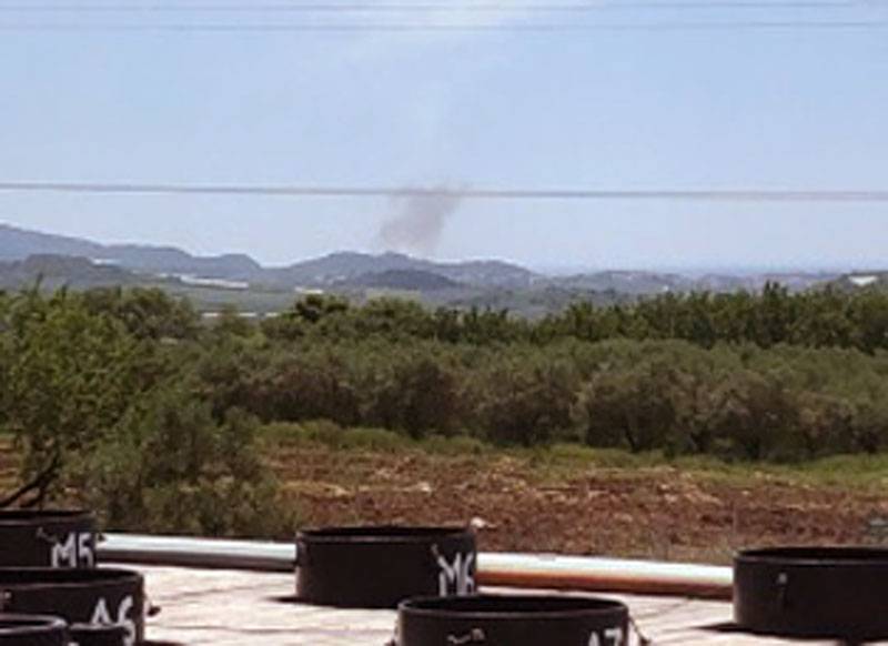  Πυρκαγιά σε αγροτική περιοχή κοντά στην Κάριανη (φώτο)