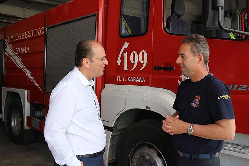  Μακάριος Λαζαρίδης:  «Έχουμε πλήρη εμπιστοσύνη στις δυνατότητες του  Πυροσβεστικού Σώματος»