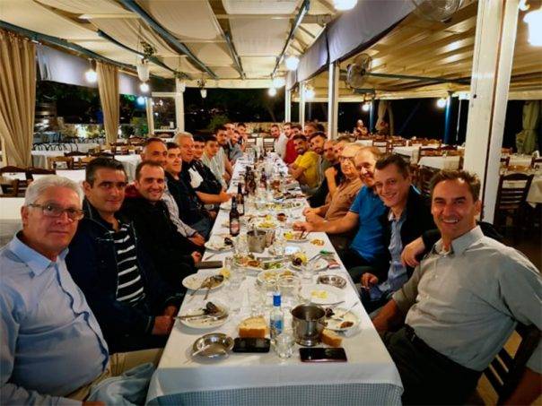  Δείπνο της Energean Kavala BC στην Κυρα Βαγγελιώ