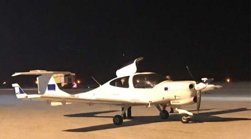  Αναγκαστική προσγείωση στην Μυτιλήνη  διθέσιου εκπαιδευτικού αεροσκάφους που κατευθυνόταν προς Καβάλα