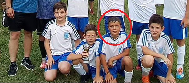  O Κώστας Καϊπης, νεαρός ποδοσφαιριστής από την Ελευθερούπολη  επιλέχθηκε για το ταξίδι στο όνειρο