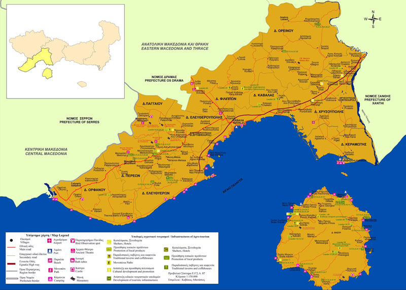  Οι κάτοικοι του Ν. Καβάλας ανά δημοτική ενότητα- Στοιχεία της ΕΛΣΤΑΤ (απογραφή 2021)