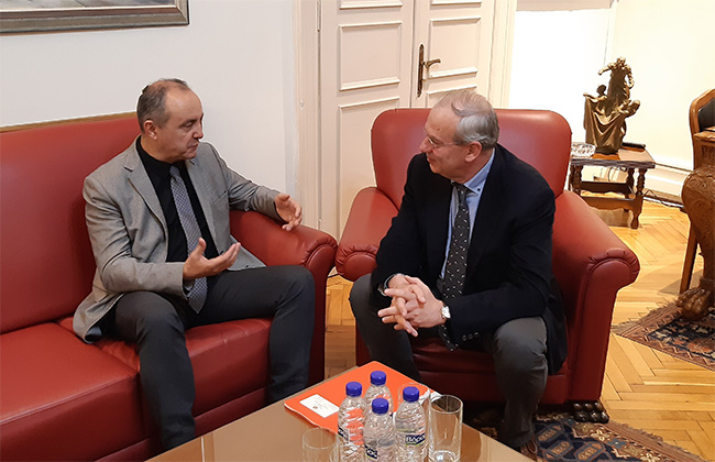  Συνάντηση του Δημάρχου με τον Υφυπουργό Εσωτερικών Μακεδονίας – Θράκης Θ. Καράογλου