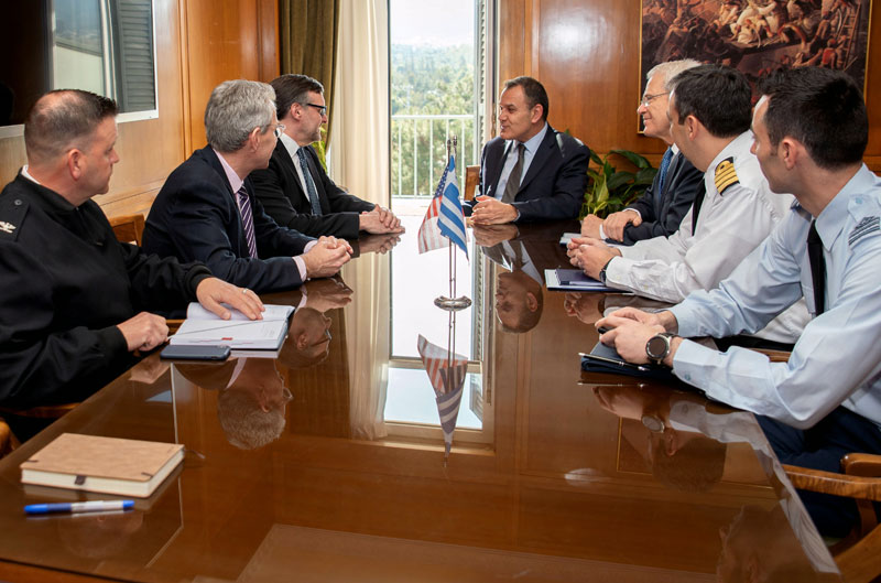  Συνάντηση ΥΕΘΑ Νίκου Παναγιωτόπουλου με τον Αν. Υφυπουργό Εξωτερικών των ΗΠΑ Matthew Palmer