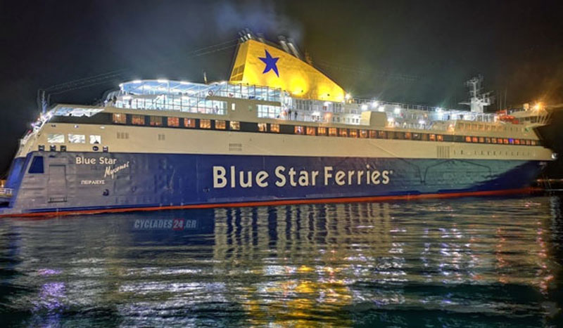  Κορονοϊός: Σε καραντίνα το πλοίο Blue Star Μύκονος στο λιμάνι της Λήμνου