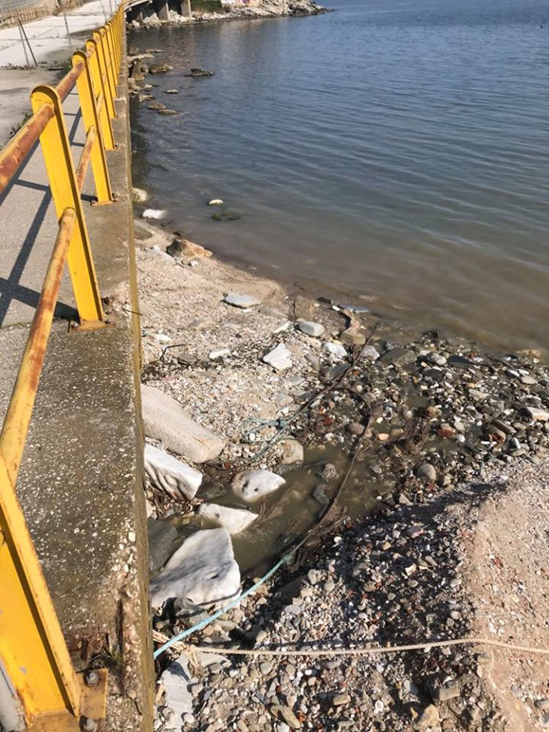  Διαρροή λυμάτων στη θάλασσα λόγω βλάβης σε αντλιοστάσιο αποχέτευσης