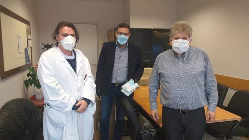  Δήμος Παγγαίου : 1000 μάσκες στο Νοσοκομείο παρέδωσε ο Αντιδήμαρχος Χρήστος Μποσμπότης