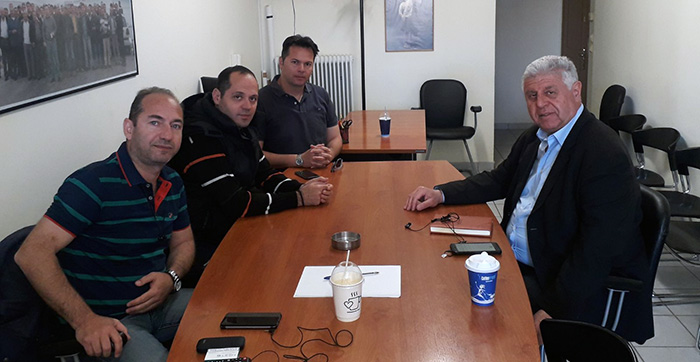  Συνάντηση του Γιάννη Πασχαλίδη με το Σωματείο Εργαζομένων Kavala Oil