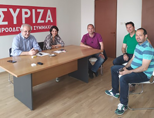 ΣΥΡΙΖΑ Καβάλας : Συνάντηση με εκπροσώπους του σωματείου των εργαζόμενων στην KAVALA OIL AE “TO ΒΑΡΕΛΙ”