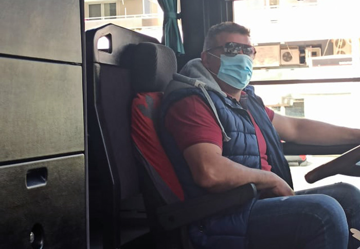  Φοράνε μάσκες οδηγοί & επιβάτες στα λεωφορεία του ΚΤΕΛ