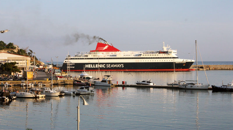  Η αναμενόμενη μείωση στα δρομολόγια των πλοίων από Καβάλα προς τα νησιά του Β. Αιγαίου