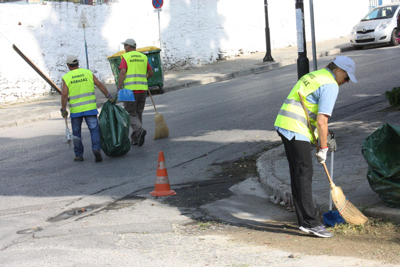  Επιπλέον εποχιακό προσωπικό στην υπηρεσία Καθαριότητας του Δήμου Καβάλας