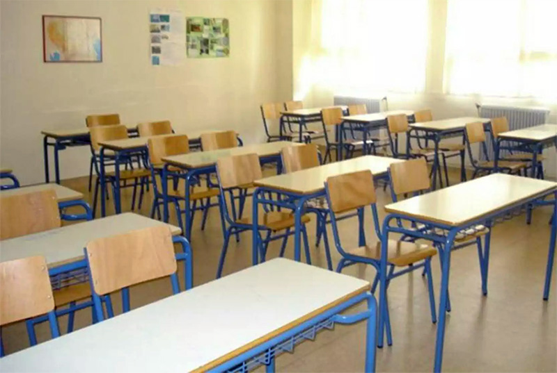  Προσωρινή αναστολή μαθημάτων σε τμήματα σχολείων στο Λιμένα Θάσου