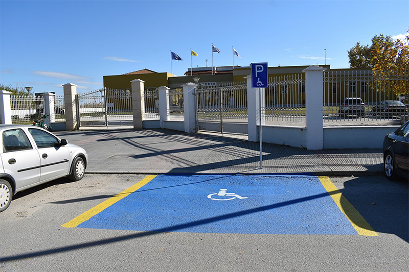  Δήμος Νέστου: Νέες θέσεις parking για ΑμεΑ (φωτογραφίες)