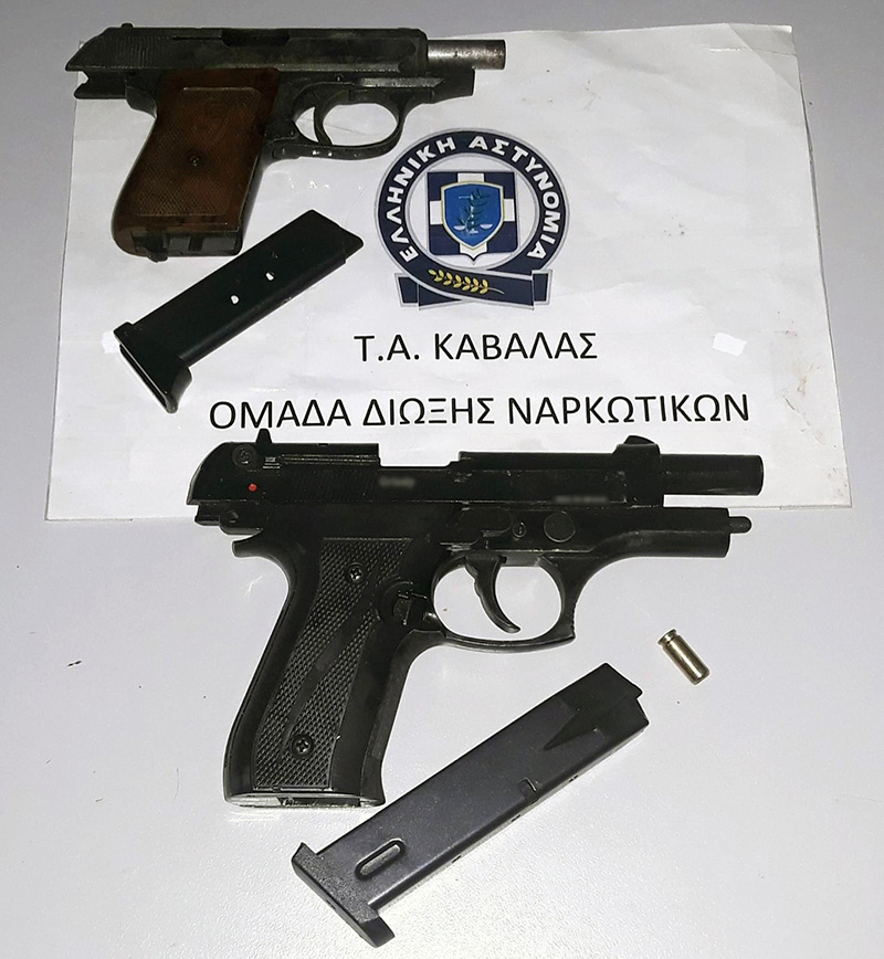  Καβάλα: Σύλληψη για παράνομη κατοχή 2 όπλων κρότου