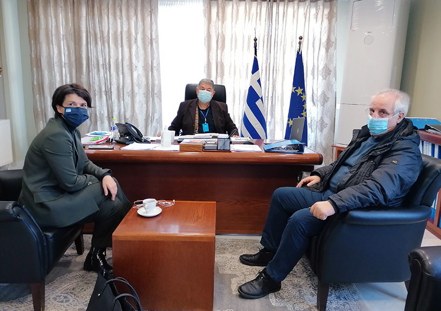  Συνάντηση της Τάνιας Ελευθεριάδου με το δήμαρχο Νέστου (φωτογραφίες)