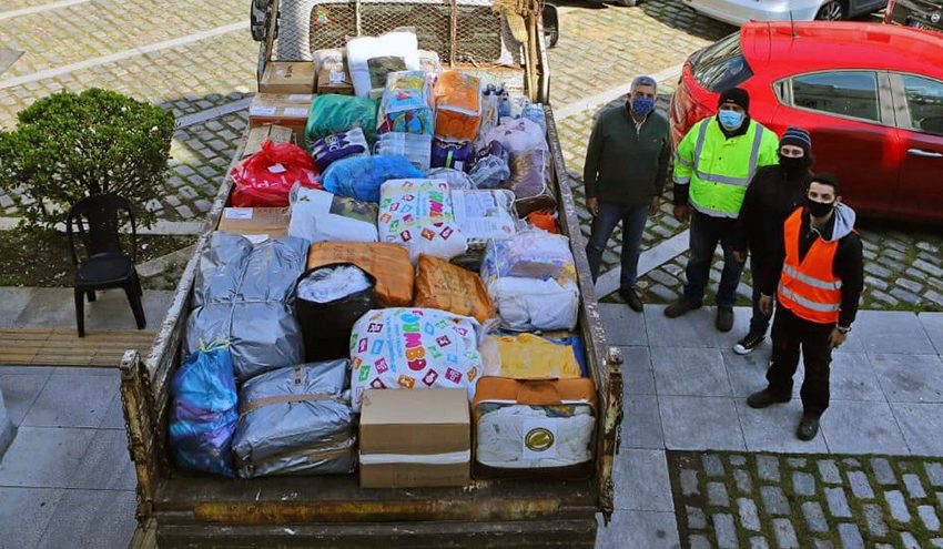  Η Καβάλα στήριξε έμπρακτα τους σεισμόπληκτους της Ελασσόνας προσφέροντας 2 γεμάτα φορτηγά με είδη πρώτης ανάγκης