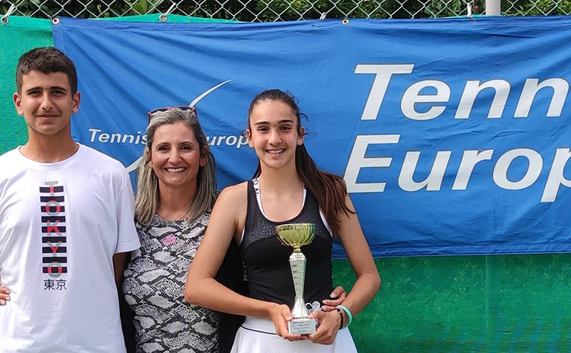  Νέα διάκριση και 3η θέση σε Πανευρωπαϊκό επίπεδο για τη νεαρή Καβαλιώτισσα αθλήτρια του τένις, Ελένη Χατζηαβραάμ
