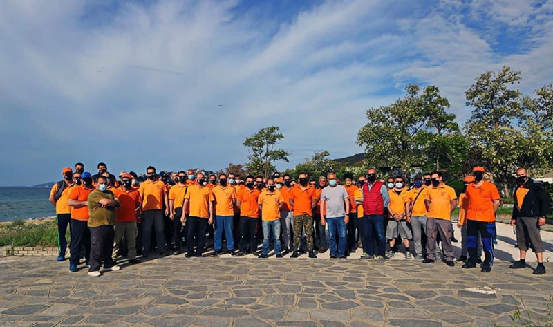  Τα μέλη του Σωματείου των εργαζομένων στα Πετρέλαια καθάρισαν Περιγιάλι, Πεντακόσια και Παναγούδα (φωτογραφίες)