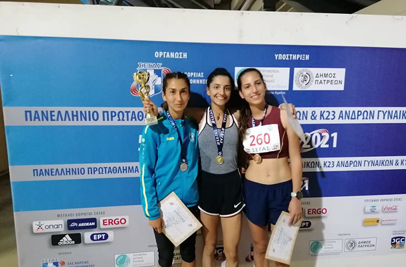  Πανελλήνιο Πρωτάθλημα Στίβου: Αργυρό μετάλλιο για την Ισμήνη Παναγιωτοπούλου