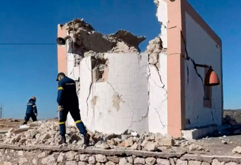  Σεισμός 5,8 ρίχτερ  στην Κρήτη και 2.500 άνθρωποι σε σκηνές !