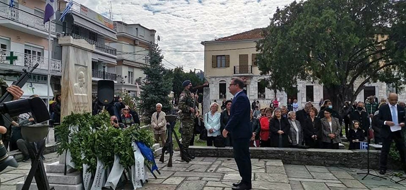  Ο Κώστας Αντωνιάδης τίμησε τις εορταστικές εκδηλώσεις για την 109η επέτειο από την απελευθέρωσή της Θάσου