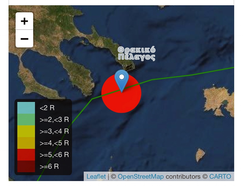  Ιδιαίτερα αισθητός και στο Ν. Καβάλας ο σεισμός 5,5 ρίχτερ κοντά στη Χαλκιδική