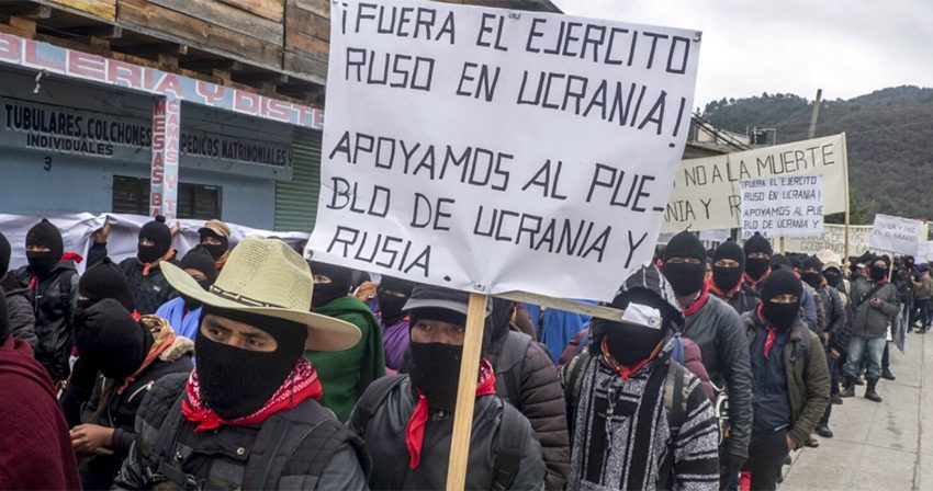  Μεξικό: Χιλιάδες Ζαπατίστας κινητοποιούνται ενάντια στους πολέμους, διαγράφοντας το «μύθο» της «ανυπαρξίας» τους