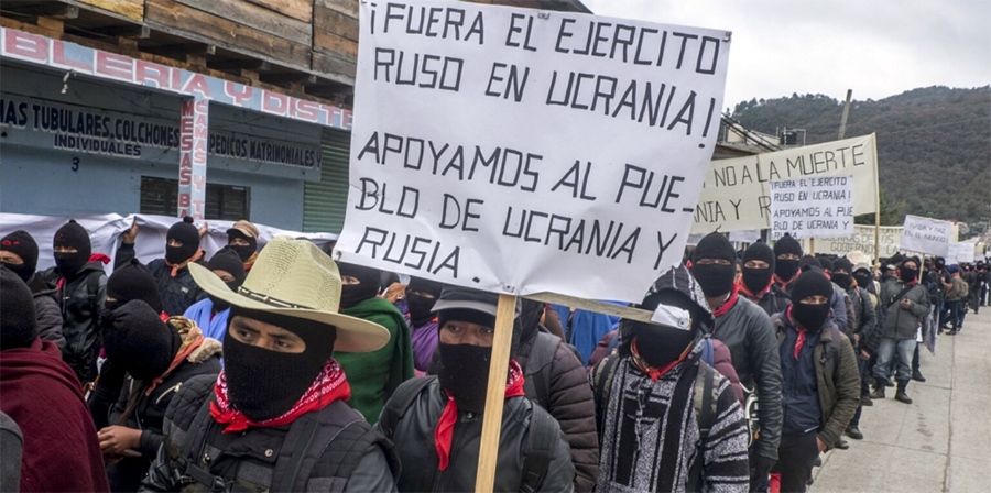  Μεξικό: Χιλιάδες Ζαπατίστας κινητοποιούνται ενάντια στους πολέμους, διαγράφοντας το «μύθο» της «ανυπαρξίας» τους