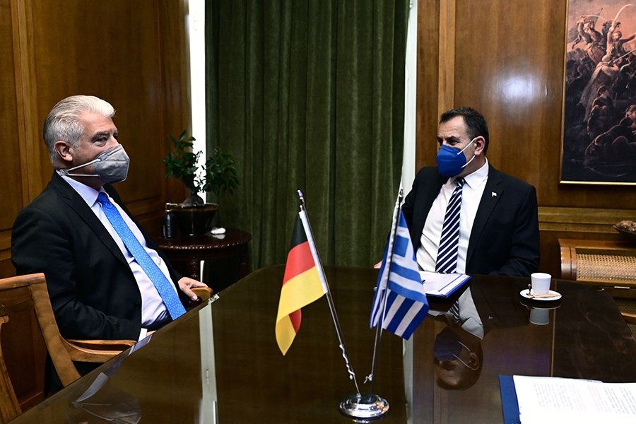  Με τον Πρέσβη της Γερμανίας συναντήθηκε ο Νίκος Παναγιωτόπουλος