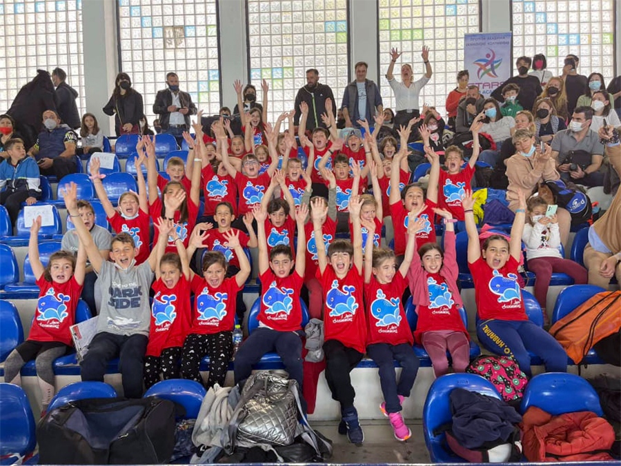  Επιτυχημένη συμμετοχή για τους μικρούς κολυμβητές της Καβάλας σε φιλική ημερίδα της Starswimm Academy στη Θεσσαλονίκη