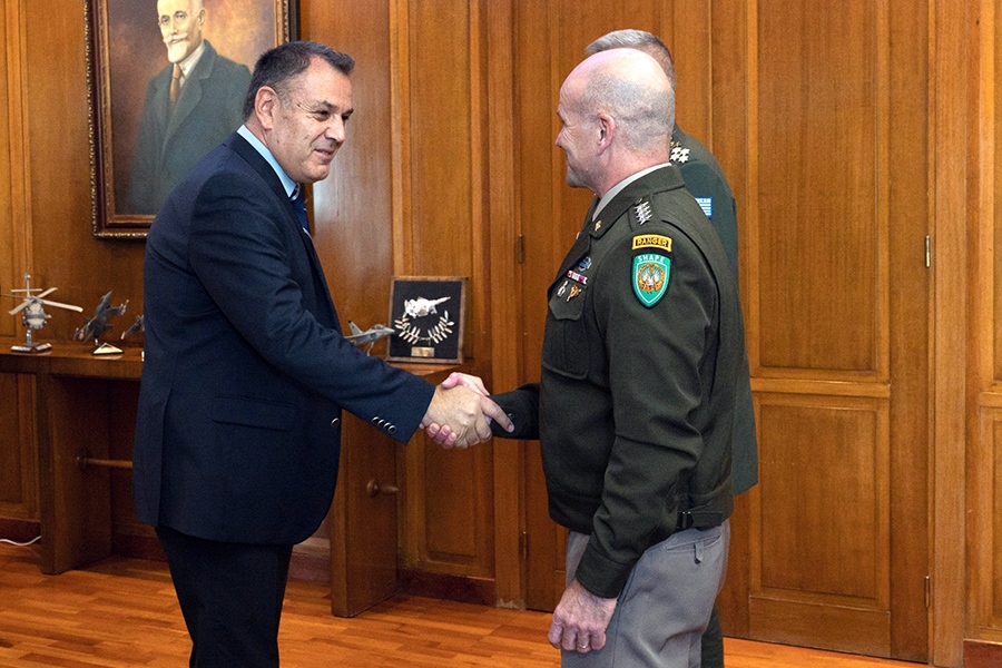  Συνάντηση Παναγιωτόπουλου με τον Ανώτατο Διοικητή Συμμαχικών Δυνάμεων στην Ευρώπη Στρατηγό Κρίστοφερ Καβόλι