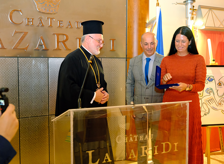  Επίσκεψη Αρχιεπισκόπου Αμερικής Ελπιδοφόρου και επίσημο γεύμα στο Οινοποιείο Château Nico Lazaridi (φωτογραφίες)