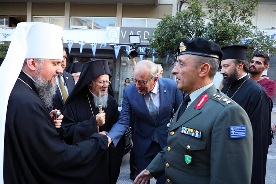  Υποδοχή του Οικουμενικού Πατριάρχη και του Μητροπολίτη Κιέβου στην Καβάλα (φωτογραφίες-video)