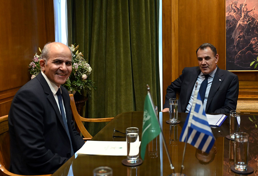  Συνάντηση Παναγιωτόπουλου με τον Πρέσβη του Βασιλείου της Σαουδικής Αραβίας στην Αθήνα