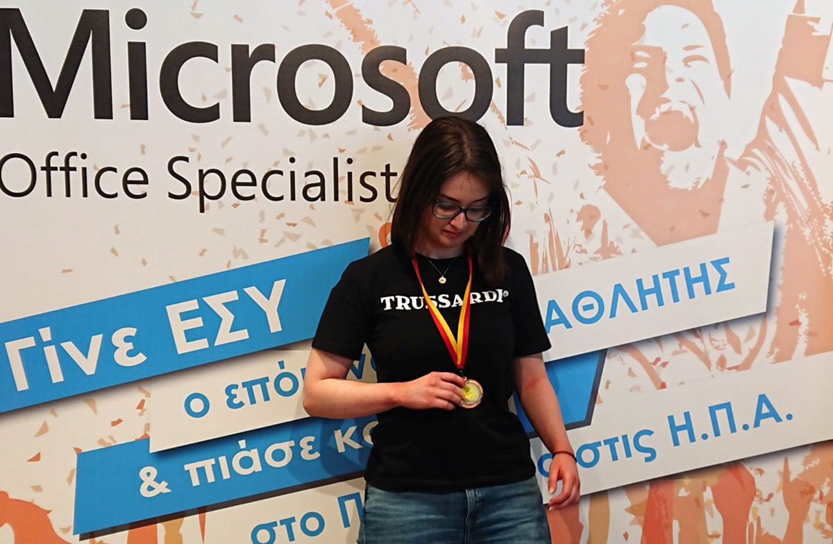  Η Αλκμήνη Γαϊταντζή εκπροσωπεί την Ελλάδα και την Καβάλα στον παγκόσμιο διαγωνισμό της Microsoft Office Specialist