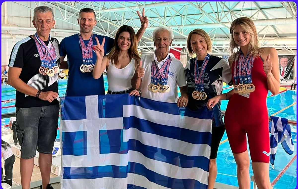  Με 6 μετάλλια γύρισε από το Διεθνές Meeting Masters Κολύμβησης της Τουρκίας ο Πέτρος Χαϊνάς