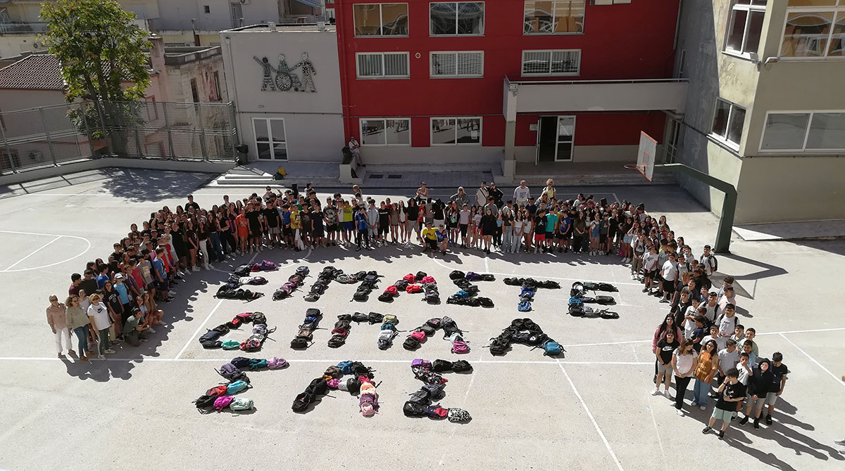  Οι μαθητές του 3ου Γυμνασίου στέλνουν μήνυμα αλληλεγγύης στους πλημμυροπαθείς της Θεσσαλίας